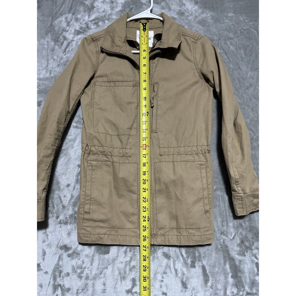 Madewell Fleet Dispatch Military Utility Jacket Womens XS Tan Granola Outdoors - Picture 6 of 8